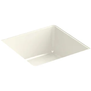 KOHLER Verticyl 13 in. Square Undermount Bathroom Sink in Biscuit