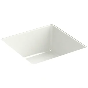 KOHLER Verticyl 13 in. Square Undermount Bathroom Sink in Dune