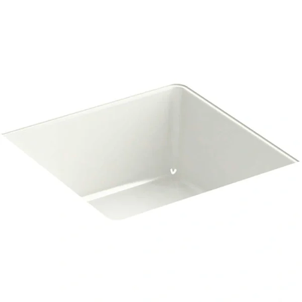 KOHLER Verticyl 13 in. Square Undermount Bathroom Sink in Dune
