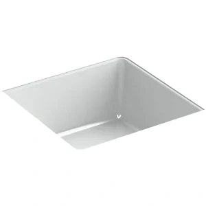 KOHLER Verticyl 13 in. Square Undermount Bathroom Sink in Ice Grey