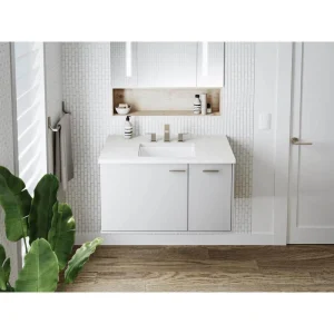 KOHLER Verticyl 17 in. Rectangle Undermount Bathroom Sink in White