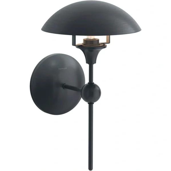 KOHLER Vorleigh 1-Light Gunmetal Wall Sconce