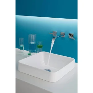 KOHLER Vox 16 in. Square Vitreous China Vessel Sink in White with Overflow Drain