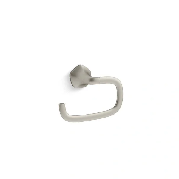 KOHLER Wall Mounted Sundae Towel Ring in Vibrant Brushed Nickel