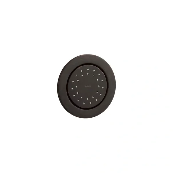 KOHLER WaterTile Round 27-Nozzle Body Spray in Matte Black