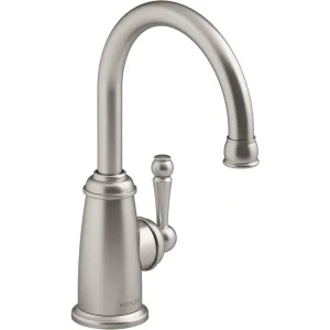 KOHLER Wellspring Traditional Single Handle Beverage Faucet in Vibrant Stainless Steel