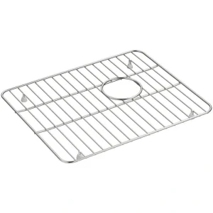 KOHLER Whitehaven 14-9/16 in. x 17-5/8 in. Sink Bowl Rack in Stainless Steel
