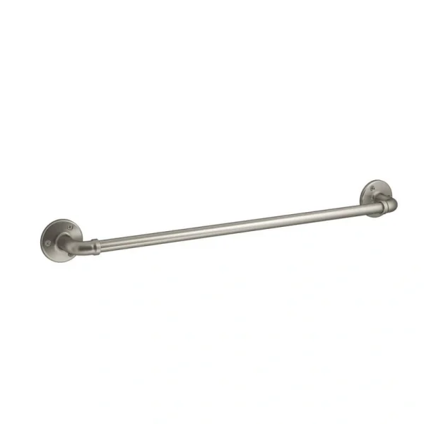 KOHLER Worth 24 in. Towel Bar in Brushed Nickel
