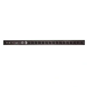 Leviton 20 Amp 120-Volt NEMA L5-20P Locking Plug with 10 ft. Cord Vertical Power Distribution Unit, Black