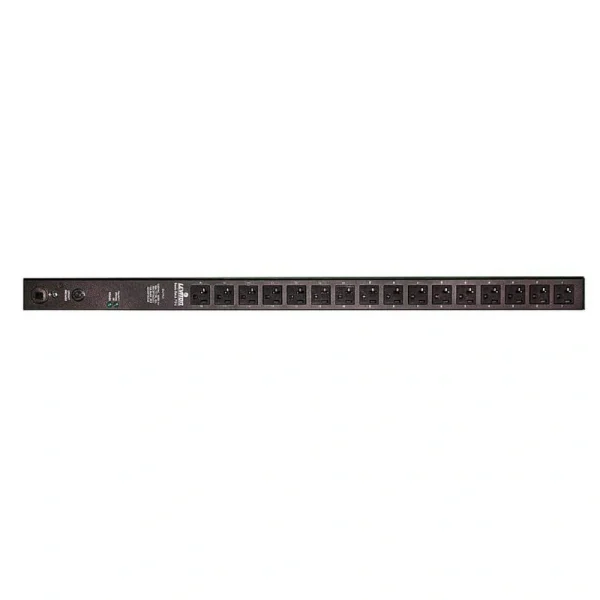 Leviton 20 Amp 120-Volt NEMA L5-20P Locking Plug with 10 ft. Cord Vertical Power Distribution Unit, Black