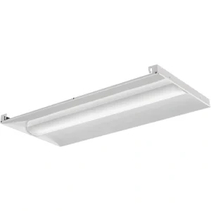 Lithonia Lighting Contractor Select 2 ft. x 4 ft. 128-Watt Integrated LED White 4000 Lumens 4000K Curved Center Basket Troffer (1-Pack)