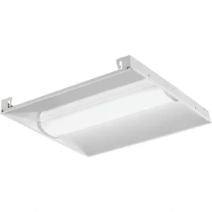 Lithonia Lighting Contractor Select BLC 2 ft. x 2 ft. 34 -Watt Equivalent Integrated LED White 3300 Lumens Curved Center Basket Troffer
