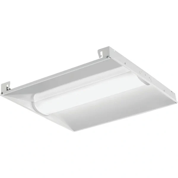 Lithonia Lighting Contractor Select BLC 2 ft. x 2 ft. 34 -Watt Equivalent Integrated LED White 3300 Lumens Curved Center Basket Troffer