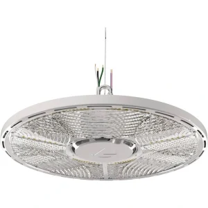 Lithonia Lighting Contractor Select CPRB 400-Watt Equivalent Integrated LED White High Bay Light Fixture, Switchable CCT