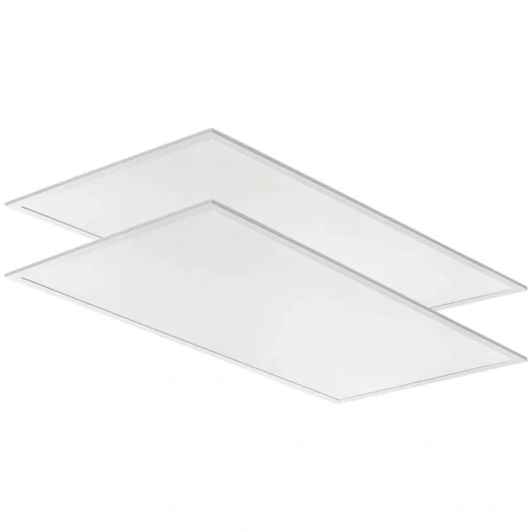 Lithonia Lighting CPX 23.8 in x 47.8 in. 200-Watt Equivalence 4000 Lumen Integrated LED White Troffer Light 4000K (2-Pack)