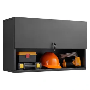 LTMATE 31.5-in W x 19.7-in H Steel Black Wall-mount Utility Storage Cabinet