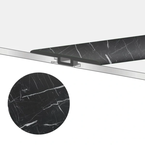 Lucida USA GlueCore T-moulding Blackrock 0.27-in T x 1.75-in W x 48-in L Vinyl T-moulding