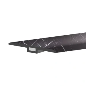 Lucida USA TerraCore T-moulding Nero Marquina 0.27-in T x 1.75-in W x 48-in L Vinyl T-moulding