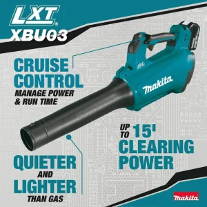 Makita 116 MPH 459 CFM 18V LXT Lithium-Ion Brushless Cordless Leaf Blower (Tool-Only)