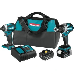 Makita 18-Volt LXT Lithium-Ion Brushless Cordless 2-Piece Combo Kit (Hammer Drill/Impact Driver) 5.0Ah