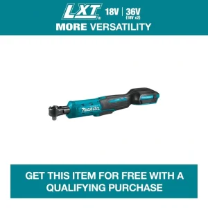 Makita 3/8 in./1/4 in. 18V LXT Lithium-Ion Cordless Square Drive Ratchet (Tool-Only)