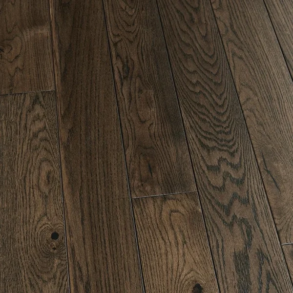 Malibu Wide Plank Boca Raton French Oak 3/4 in. T x 5 in. W Wire Brushed Solid Hardwood Flooring (22.6 sq. ft./case)