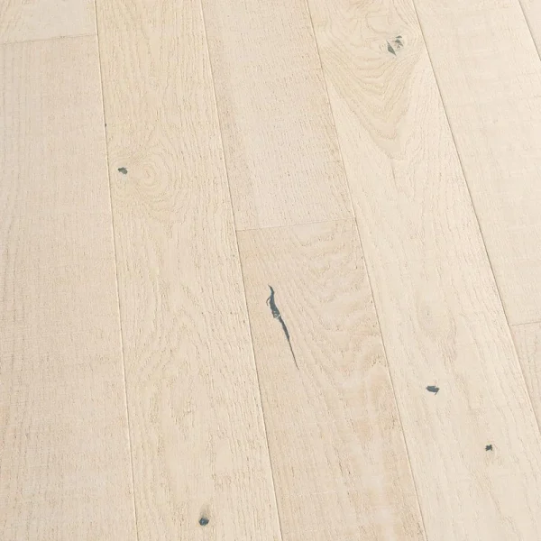 Malibu Wide Plank Light House French Oak 3/4 in. T x 5 in. W Distressed Solid Hardwood Flooring (22.6 sq. ft./case)