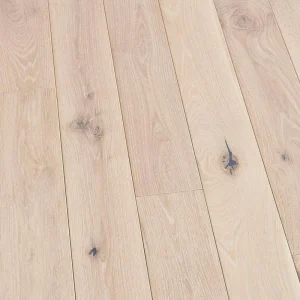 Malibu Wide Plank Pelican Hill French Oak 3/4 in. T x 5 in. W Wire Brushed Solid Hardwood Flooring (22.6 sq.ft./case)