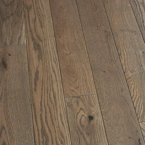 Malibu Wide Plank Solana French Oak 3/4 in. T x 5 in. W Wire Brushed Solid Hardwood Flooring (22.6 sq. ft./case)