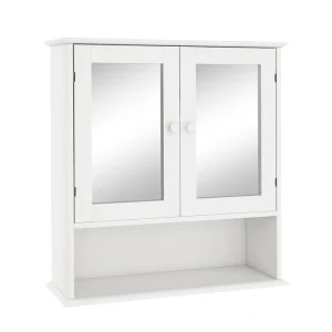 Maocao Hoom 6.5-in x 22.83-in x 21.65-in White Bathroom Wall Cabinet