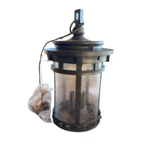 Maxim Lighting Santa Barbara DC 12.5-in H Sienna Hardwired Incandescent Complete Pier-Mounted Light