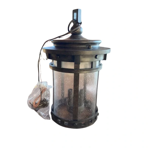 Maxim Lighting Santa Barbara DC 12.5-in H Sienna Hardwired Incandescent Complete Pier-Mounted Light