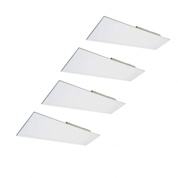 MEDINAH POWER 1×4 LED Back-Lit Panel, Adjustable Watt and CCT with 12V Aux and Usmart Cover (4-Pack)