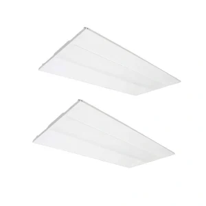 MEDINAH POWER 2 ft. x 4 ft. Integrated LED Watt/CCT Selectable White Troffer Retrofit Kit, 4250-5625 Lumens, 3500/4000/5000K (2-Pack)