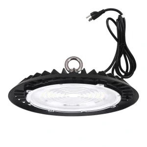 Metalux 11 in. HBD High Bay 180-Watt Equivalent, 16K Lumens 5K CCT Cord and Plug