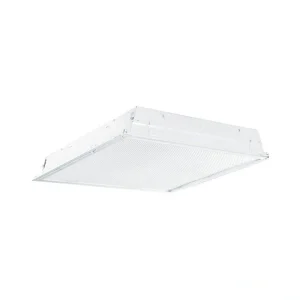 Metalux 2 ft. x 2 ft. White Integrated LED Drop Ceiling Troffer Light with 3200 Lumens, 3500K