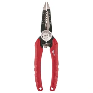 Milwaukee 7.75 in. Combination Electricians 6-in-1 Wire Stripper/Cutter Pliers