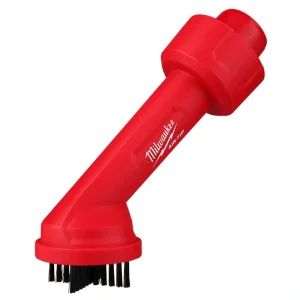 Milwaukee AIR-TIP 1-1/4 in. – 2-1/2 in. Cross Brush Tool Wet/Dry Shop Vacuum Attachment (1-Piece)