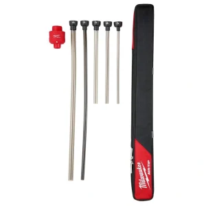 Milwaukee AIR-TIP 1-1/4 in. – 2-1/2 in. Long Reach Flexible Hose Set Wet/Dry Shop Vacuum Attachment (5-Piece)