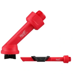 Milwaukee AIR-TIP 1-1/4 in. to 2-1/2 in. Cross Brush Tool and 3-IN-1 Crevice Tool Wet/Dry Shop Vacuum Attachment Kit (2-Piece)