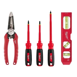 Milwaukee Electrician’s 5-Piece Hand Tool Set