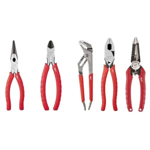 Milwaukee Electrician’s Pliers Hand Tool Set (5-Piece)