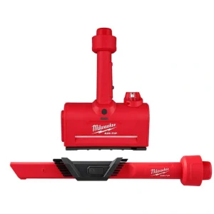 Milwaukee M12 AIR-TIP 1-1/4 in. – 2-1/2 in. Wet/Dry Shop Vacuum Utility Nozzle Attachment with 3-IN-1 Crevice Tool (2-Piece)