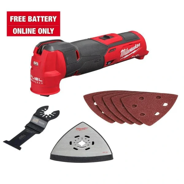 Milwaukee M12 FUEL 12V Lithium-Ion Cordless Oscillating Multi-Tool (Tool-Only)