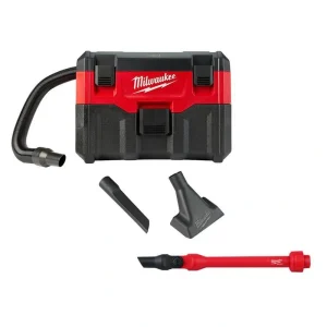 Milwaukee M18 18-Volt 2 Gal. Lithium-Ion Cordless Wet/Dry Vacuum and AIR-TIP 1-1/4 in. – 2-1/2 in. Pivoting Extension Wand