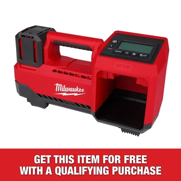 Milwaukee M18 18-Volt Lithium-Ion Cordless Electric Portable Inflator (Tool-Only)