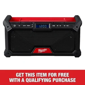 Milwaukee M18 18V Lithium-Ion Cordless Jobsite Radio
