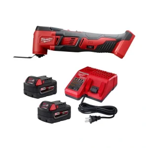 Milwaukee M18 18V Lithium-Ion Cordless Oscillating Multi-Tool w/(2) 5.0Ah Batteries & Charger