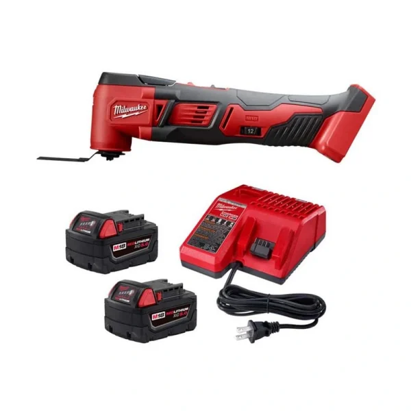 Milwaukee M18 18V Lithium-Ion Cordless Oscillating Multi-Tool w/(2) 5.0Ah Batteries & Charger
