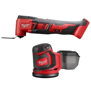 Milwaukee M18 18V Lithium-Ion Cordless Oscillating Multi-Tool with Random Orbit Sander